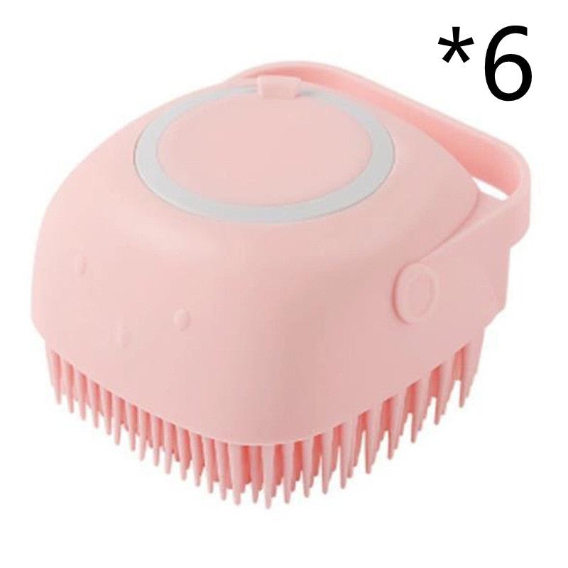 Silicone Dog Bath Massage Gloves Brush Pet Cat Bathroom Cleaning Tool Comb Brush For Dog Can Pour Shampoo Dog Grooming Supplies - Cozypaws.fitCat FurnitureCozypaws.fitCJGY128170336JQPink 6pcssquaree037f2ec89e0fa9c4768cb469e258df3
