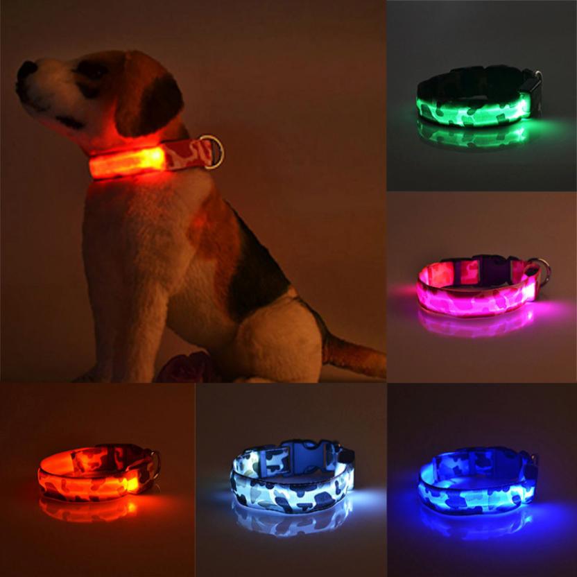 Camouflage pet supplies luminous dog collar - Cozypaws.fitCat FurnitureCozypaws.fitCJJJCWGY00418-Blue-LBlueLf269d473e8f28a77af37981949cdf423