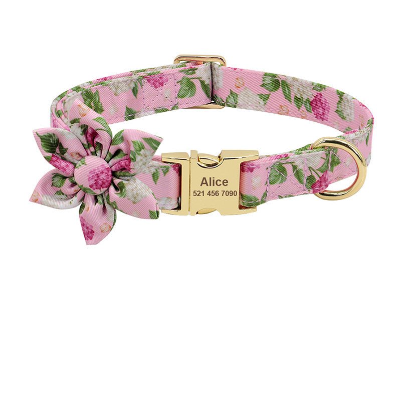 Fashion Printed Dog Collar Personalized Nylon Dog Collar Custom Pet Puppy Cat Collars Engraved ID Tag Collars Dog Accessories - Cozypaws.fitCat FurnitureCozypaws.fitCJGY100690042PKNL92cbaa1dd186153ed35ea27bd2933a41
