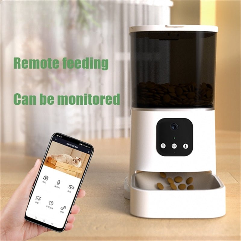 Pet Automatic Feeder Large Capacity Smart Voice Recorder APP Control Timer Feeding Cat Dog Food Dispenser With WiFi Pet Bo - Cozypaws.fitCat FurnitureCozypaws.fitCJMY144622028BYDark green set1App versionUS9ec0ca535d80e06b5fd1fed9e00d67ae