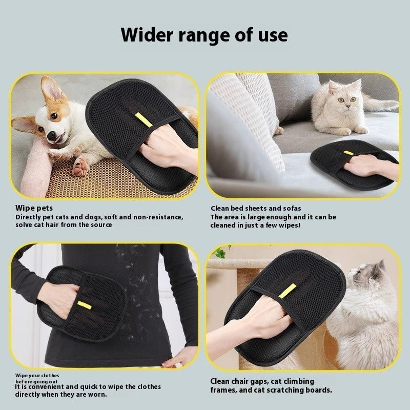 Pet Hair Remover Mitt Pet Hair Remover Gloves Deshedding Brush Glove For Dog Cat Rabbit With Long Short Curly Hair - Cozypaws.fitCat FurnitureCozypaws.fitCJYD233200837KPBlack1PCSdc6733190c9f2e36500d6f8b0e2af5a7