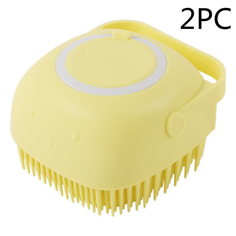 Silicone Dog Bath Massage Gloves Brush Pet Cat Bathroom Cleaning Tool Comb Brush For Dog Can Pour Shampoo Dog Grooming Supplies - Cozypaws.fitCat FurnitureCozypaws.fitCJGY128170327AZYellow 2PCsquare8dc03245630879cef3036ea1b7c2daab