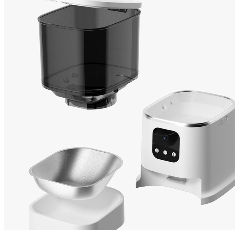 Pet Automatic Feeder Large Capacity Smart Voice Recorder APP Control Timer Feeding Cat Dog Food Dispenser With WiFi Pet Bo - Cozypaws.fitCat FurnitureCozypaws.fitCJMY144622028BYDark green set1App versionUS4f280519406e3b8438cfcf36c7593e24