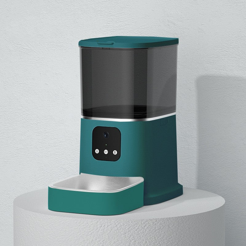 Pet Automatic Feeder Large Capacity Smart Voice Recorder APP Control Timer Feeding Cat Dog Food Dispenser With WiFi Pet Bo - Cozypaws.fitCat FurnitureCozypaws.fitCJMY144622021UFPeacock blueApp versionUS143f9f82f649ee52eafc58f5441c0541