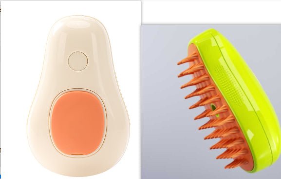 Steamy Cat Brush Cat Dog Grooming Comb Electric Self Cleaning Steam Cat Brush For Massage Avocado Shape Pet Spray Cat Grooming - Cozypaws.fitCat FurnitureCozypaws.fitCJGY192732702BYAvocado Cream WhiteUSB85bfcb249028aca113b65380d3fe7745