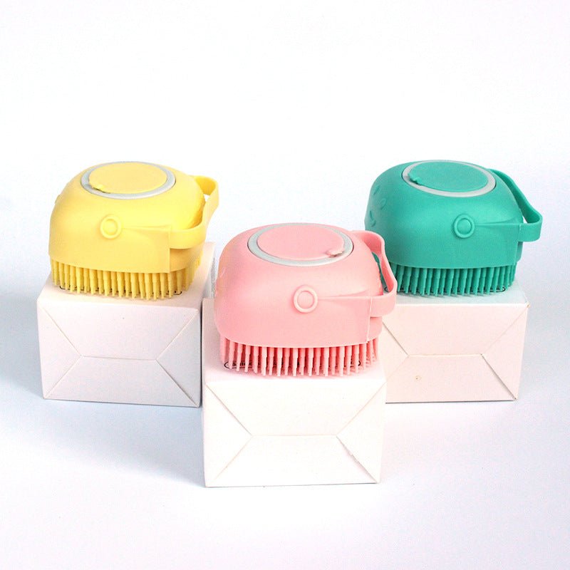 Silicone Dog Bath Massage Gloves Brush Pet Cat Bathroom Cleaning Tool Comb Brush For Dog Can Pour Shampoo Dog Grooming Supplies - Cozypaws.fitCat FurnitureCozypaws.fitCJGY128170348VEBluesquare831c02756beeb9c3a177c191075d5320
