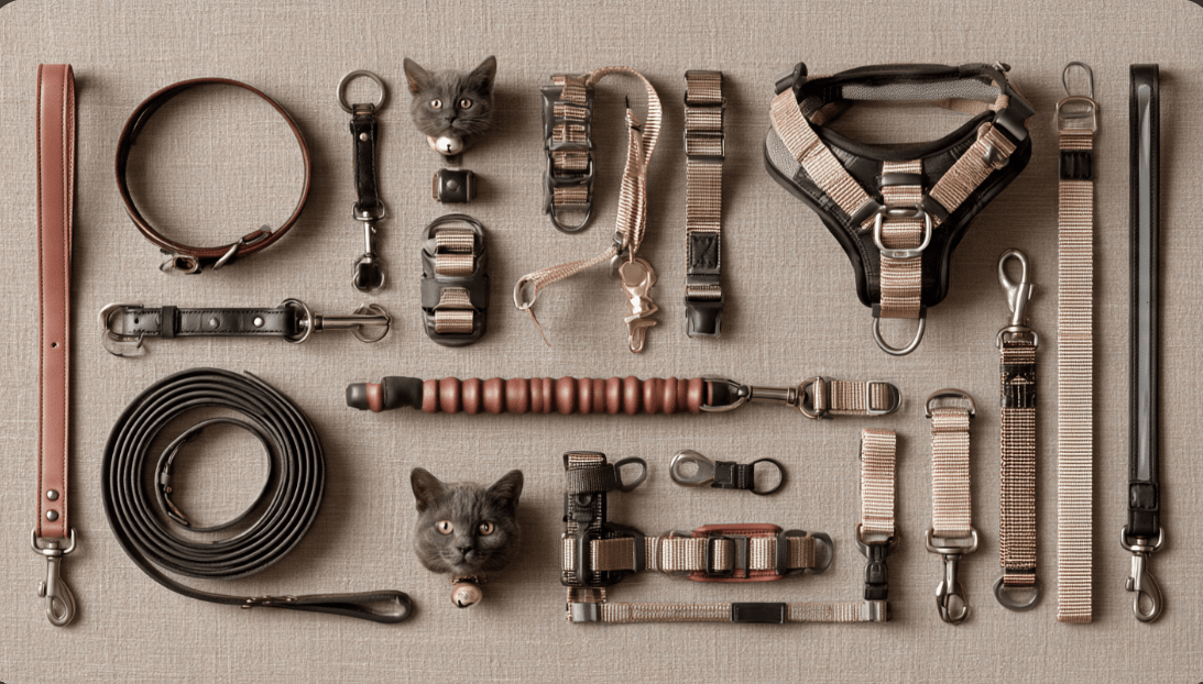 LEASHES, COLLARS & HARNESSES - Cozypaws.fit