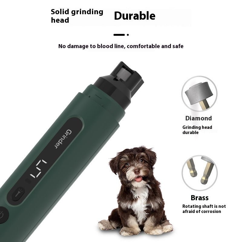 Dog Nail Grinder Electric Pet Nail Trimmers Rechargeable Cat Nail Grinders Super Quiet With 5-Speed Setting For Small Medium Large Dogs Cats Claw Care Pet Products - Cozypaws.fitCat FurnitureCozypaws.fitCJGY200835705EVDeep Green set2c9f419937613a9289418ae8456e5e2db