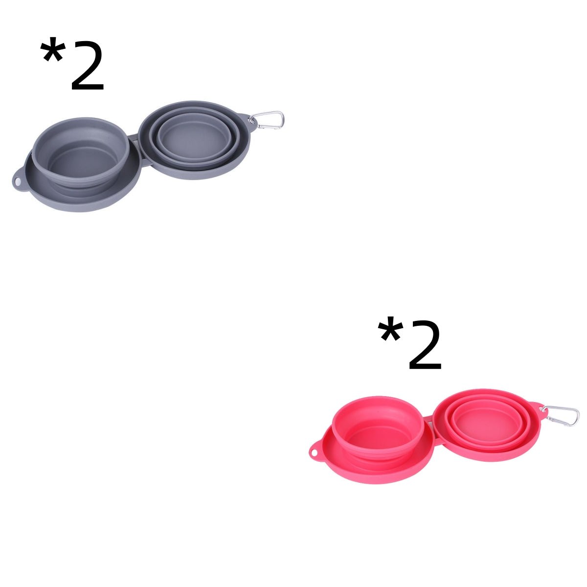 Rubber Foldable Double Bowl Pet Feeding Bowl Pets Supplies Dog Cat Bowls - Cozypaws.fitCat FurnitureCozypaws.fitCJGY150855504DWSet 2PCedeb2b4532fc09dda30f9dd660d64853