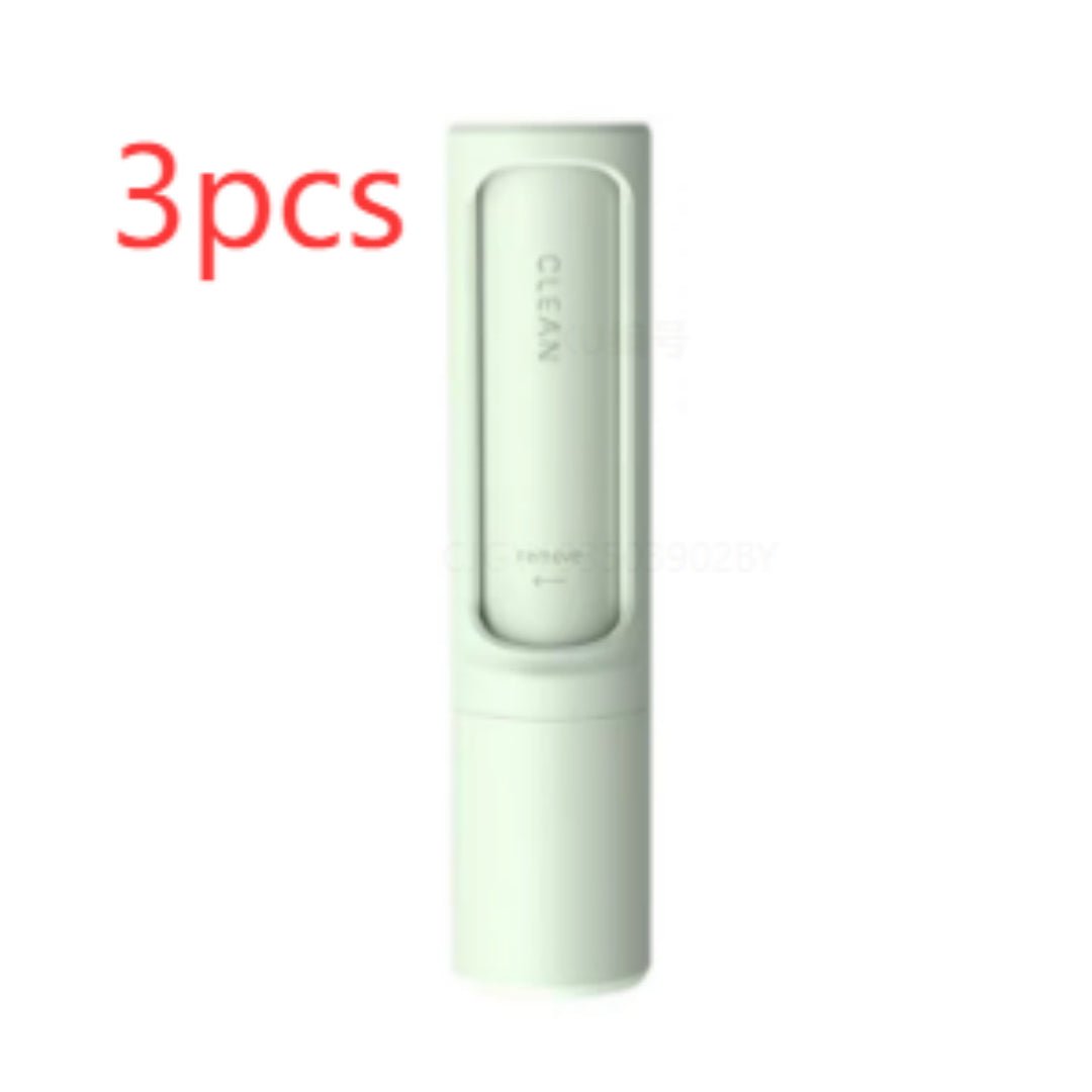 2-1 Reusable Pet Hair Remover Brush Lint Roller Portable Effective Self Cleaning Tool for Cat Dog Fur Hair Dust Removal Brush - Cozypaws.fitCat FurnitureCozypaws.fitCJGY103503915OLGreen3pcsedfdf677a2d4d3cd218c39683ca215da