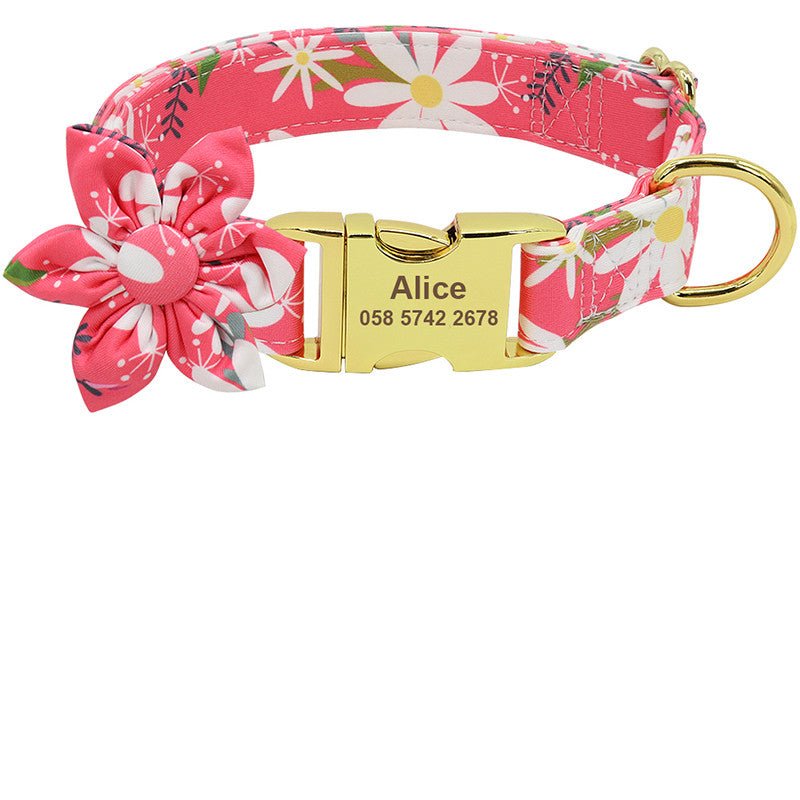 Fashion Printed Dog Collar Personalized Nylon Dog Collar Custom Pet Puppy Cat Collars Engraved ID Tag Collars Dog Accessories - Cozypaws.fitCat FurnitureCozypaws.fitCJGY100690036JQLL557d4213f2e06328cfa2d7e3cf4e320f