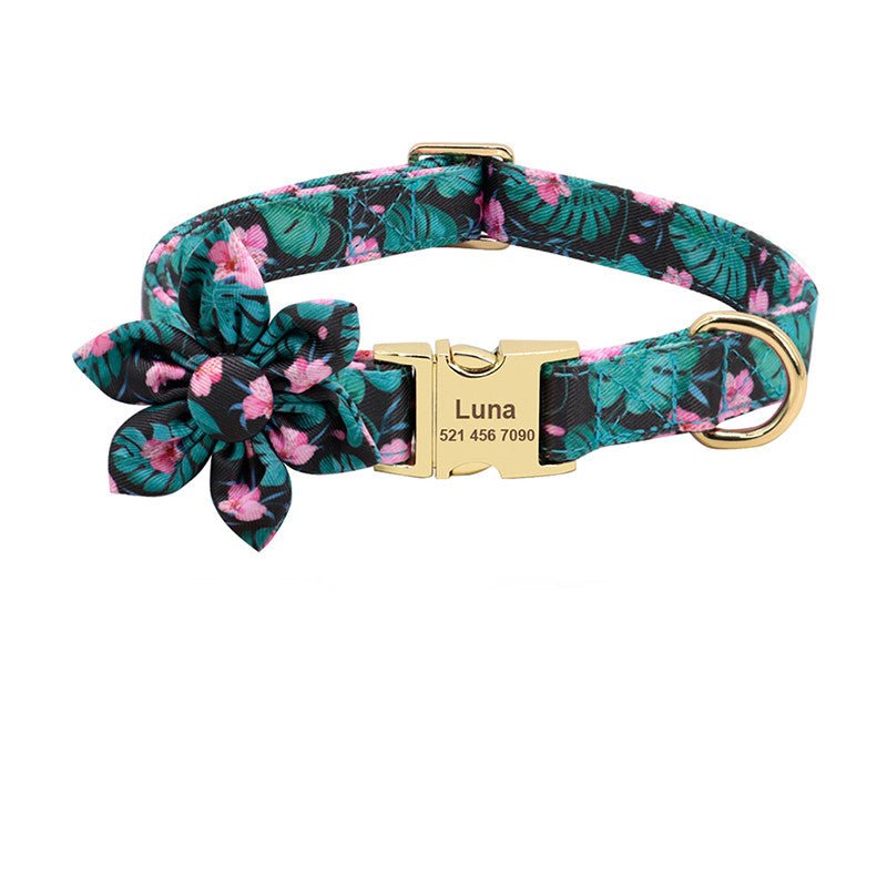 Fashion Printed Dog Collar Personalized Nylon Dog Collar Custom Pet Puppy Cat Collars Engraved ID Tag Collars Dog Accessories - Cozypaws.fitCat FurnitureCozypaws.fitCJGY100690036JQLLded64fdd0e5db0fbf868fa3b6a071554