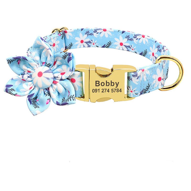 Fashion Printed Dog Collar Personalized Nylon Dog Collar Custom Pet Puppy Cat Collars Engraved ID Tag Collars Dog Accessories - Cozypaws.fitCat FurnitureCozypaws.fitCJGY100690042PKNLa46d57638f407fd36c9adfb524299388