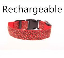 LED Dog Collar Safety Adjustable Nylon Leopard Pet Collar - Cozypaws.fitCat FurnitureCozypaws.fitCJJJCWGX00001-L-Red RechargeableLRed Rechargeable276773b1515e62c9c96a31eb5bd94520