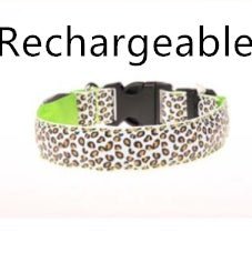 LED Dog Collar Safety Adjustable Nylon Leopard Pet Collar - Cozypaws.fitCat FurnitureCozypaws.fitCJJJCWGX00001-L-Green RechargeableLGreen Rechargeable18508e2b5be6934b63683ecd003fd756