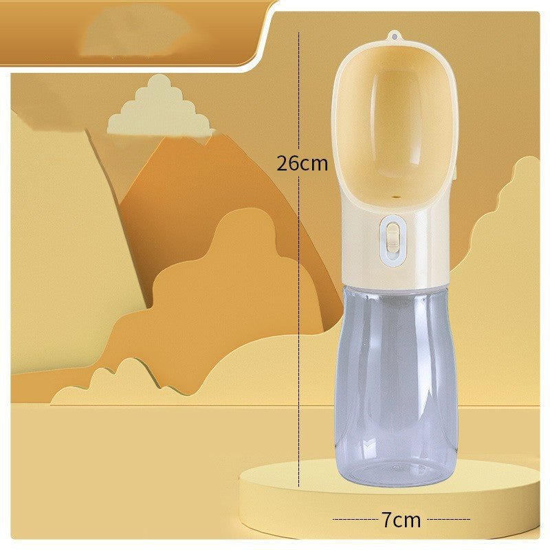 Pet Dog Water Bottle Feeder Bowl Portable Water Food Bottle Pets Outdoor Travel Drinking Dog Bowls Water Bowl For Dogs - Cozypaws.fitCat FurnitureCozypaws.fitCJHS162047432FUYellow Water bottle 400mlSolid color7cac09f74fe544cfa48fd62c8b512802