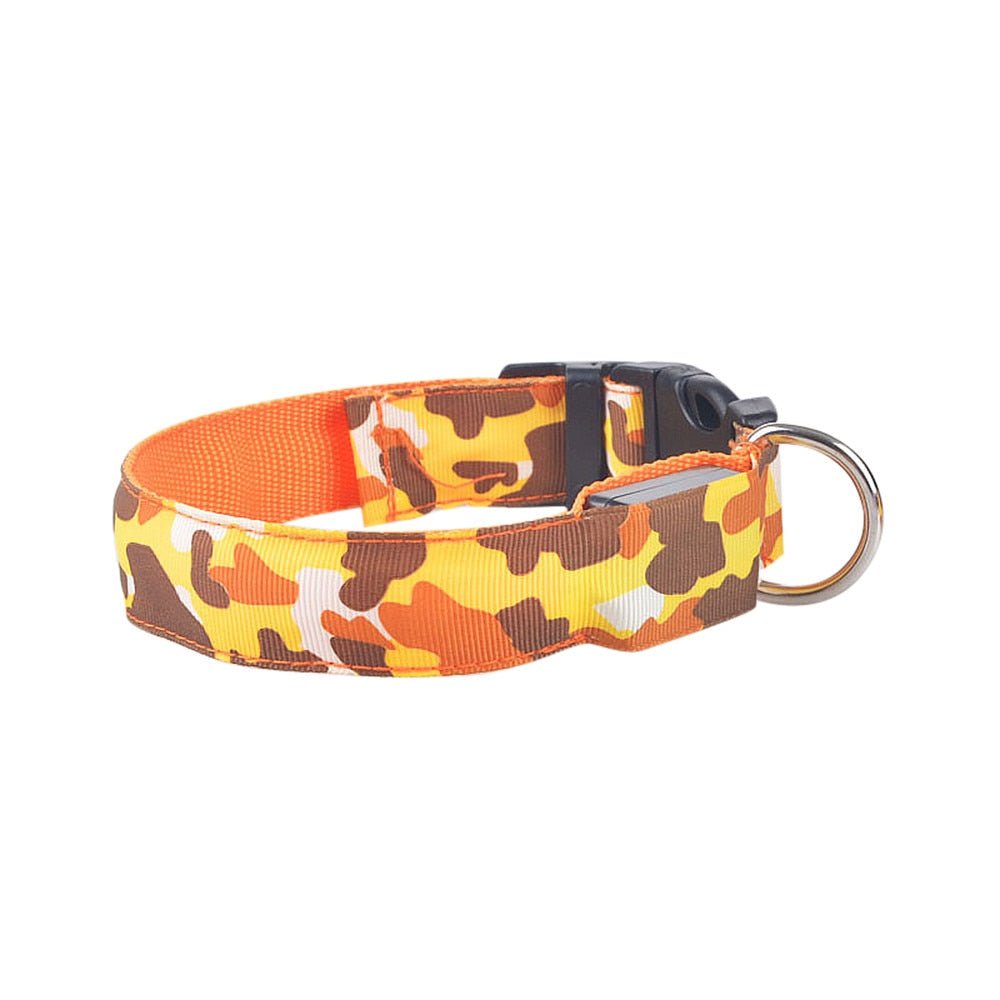 Camouflage pet supplies luminous dog collar - Cozypaws.fitCat FurnitureCozypaws.fitCJJJCWGY00418-Orange-LOrangeL956ba6b6b9d94c18d386db1c783f4912