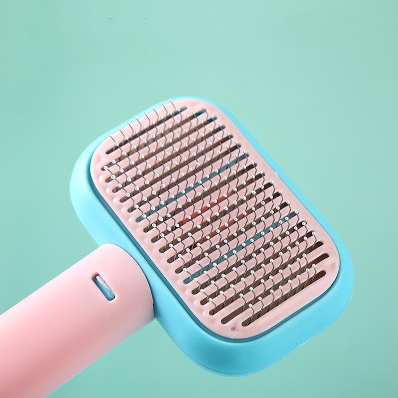 New Pet Cat Dog Hair Brush Hair Massage Comb Open-Knot Brush Grooming Cleaning Tool Stainless Steel Comb - Cozypaws.fitCat FurnitureCozypaws.fitCJGY173967404DWGreen2PCS813566acb42f198f515aa3e87622025a