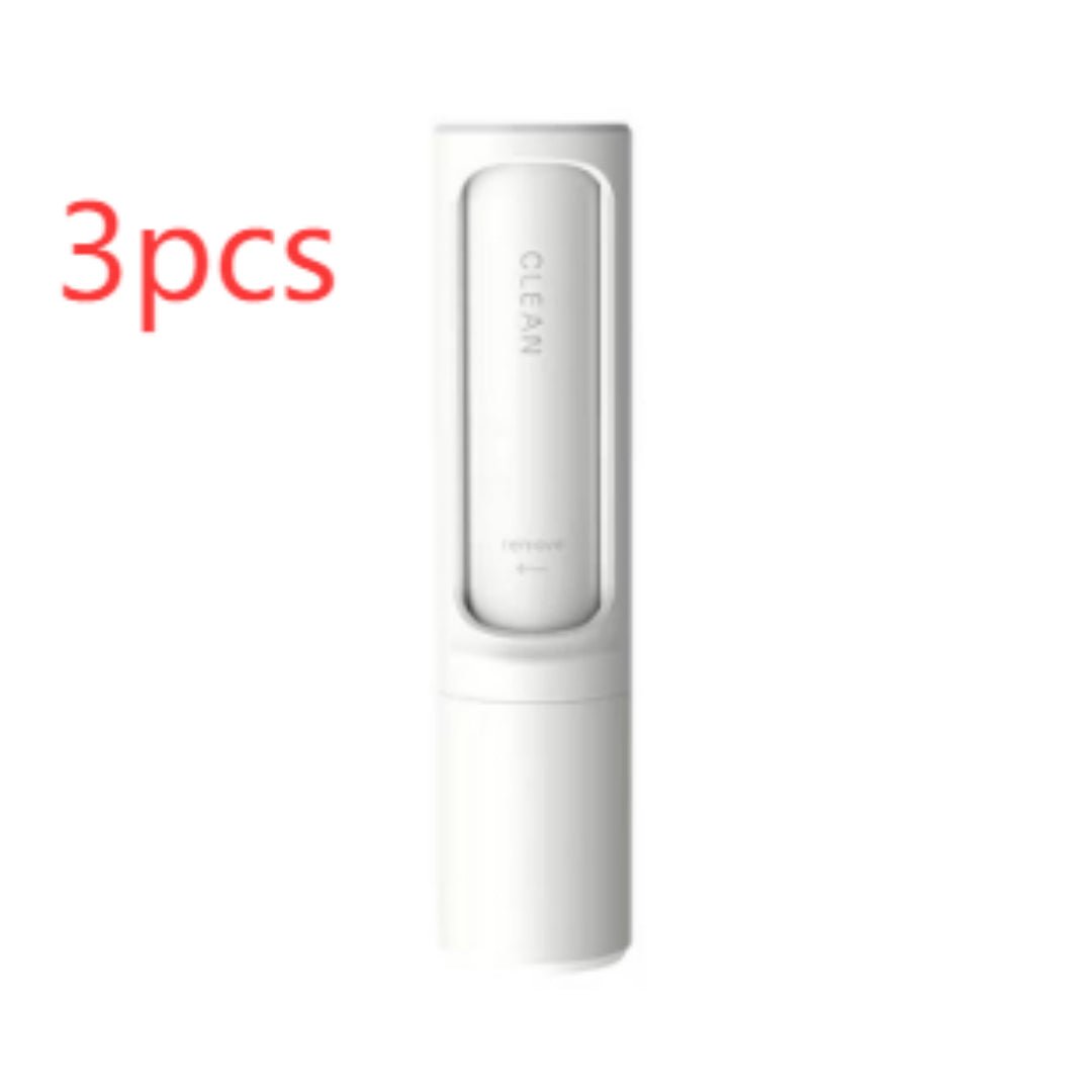 2-1 Reusable Pet Hair Remover Brush Lint Roller Portable Effective Self Cleaning Tool for Cat Dog Fur Hair Dust Removal Brush - Cozypaws.fitCat FurnitureCozypaws.fitCJGY103503916PKWhite3pcs1d0aa891994be22475875703cfb55492