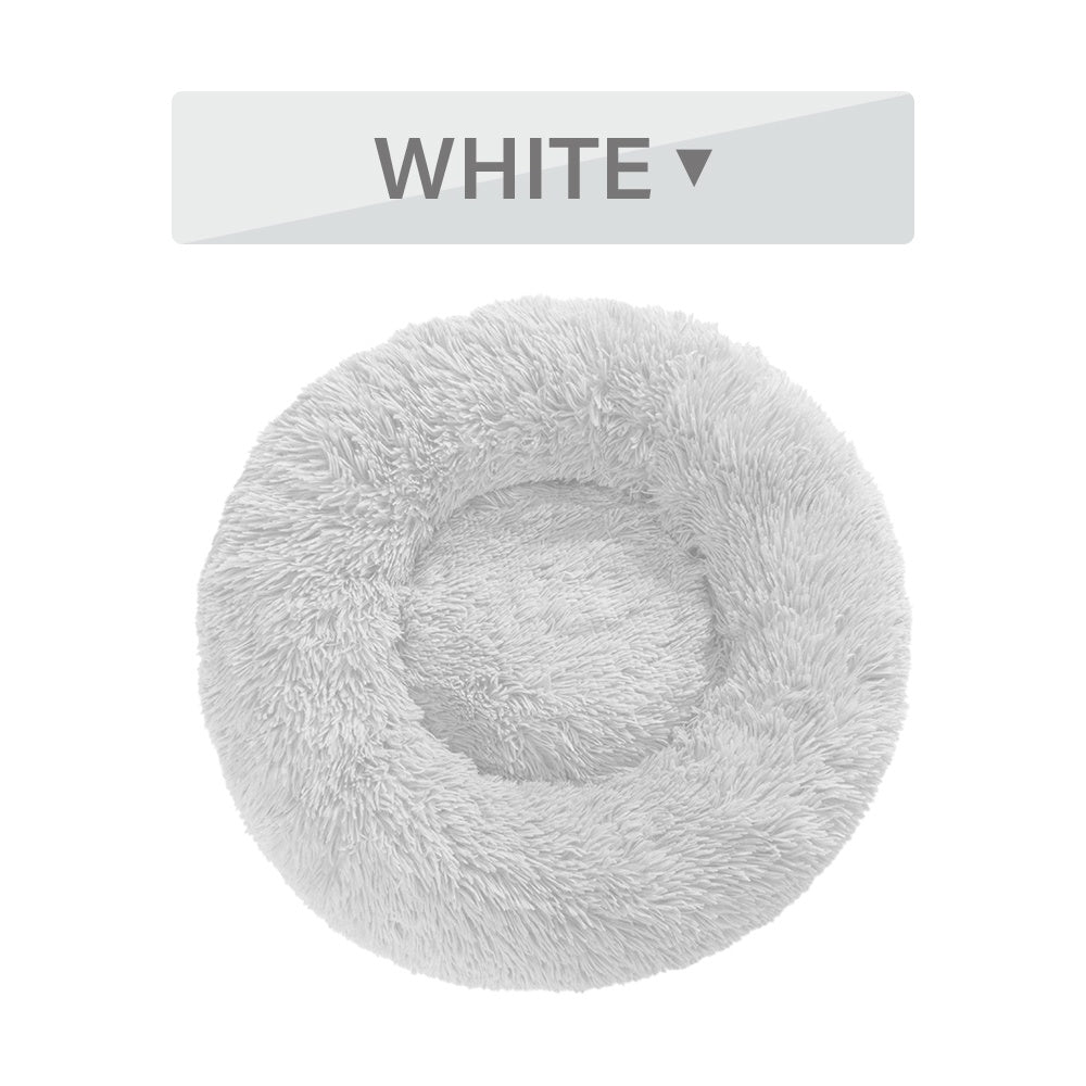 Fluffy Donut Dog Bed Warm Soft Long Plush Pet Cushion Dog House Cat Bed Washable Pet Sofa Mat Calming Samll Large Dog Beds - Cozypaws.fitCat FurnitureCozypaws.fitCJGY1616904-L-Coffee without zipperLCoffee without zipperaaae14384456367daf2e7fe839a27c2b
