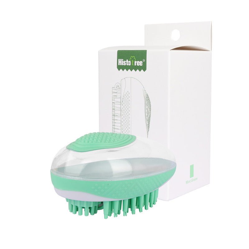 Dog Cat Bath Brush 2-in-1 Pet SPA Massage Comb Soft Silicone Pets Shower Hair Grooming Cmob Dog Cleaning Tool Pet Products - Cozypaws.fitCat FurnitureCozypaws.fitCJYC154874603CXGreenc181a337def930b50b281f3484b92eb8
