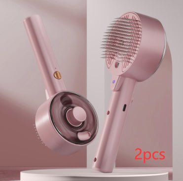 Animal Hair Remover Brush Dog And Cat Steam Brush Pet Self Cleaning Dog Brush Grooming Removes Cat Hairs Cat Dog Accessories Pet Products - Cozypaws.fitCat FurnitureCozypaws.fitCJYD207827104DWPink2PCS7eadd5e290e3bd5131612f80819aad55