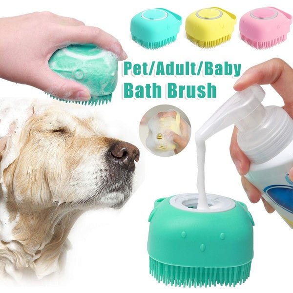 Silicone Dog Bath Massage Gloves Brush Pet Cat Bathroom Cleaning Tool Comb Brush For Dog Can Pour Shampoo Dog Grooming Supplies - Cozypaws.fitCat FurnitureCozypaws.fitCJGY128170348VEBluesquare3e16a76ec1c1428a60f6371271555237