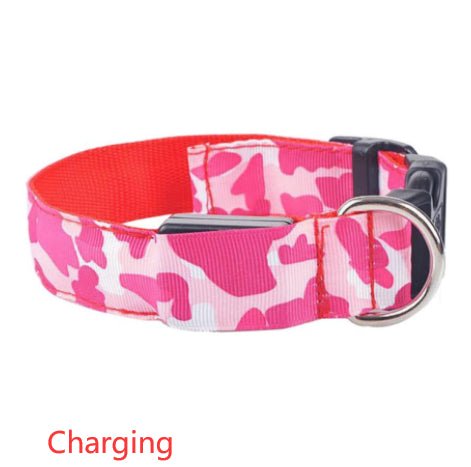 Camouflage pet supplies luminous dog collar - Cozypaws.fitCat FurnitureCozypaws.fitCJJJCWGY00418-Red-L ChargingRedL Chargingddb3c44b79a1a1ea25aadfb03c987333