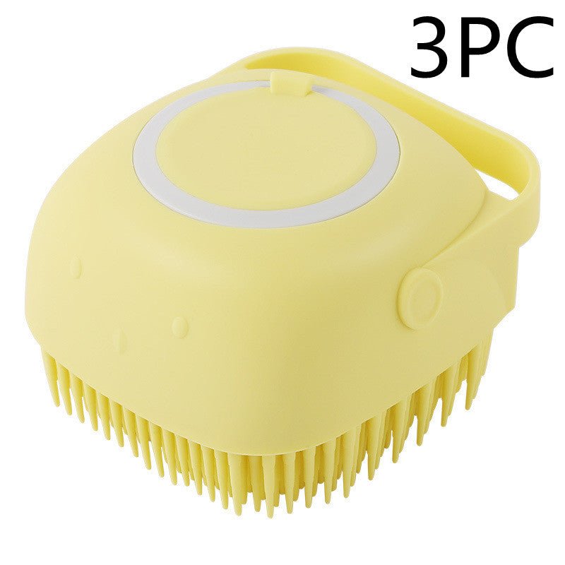 Silicone Dog Bath Massage Gloves Brush Pet Cat Bathroom Cleaning Tool Comb Brush For Dog Can Pour Shampoo Dog Grooming Supplies - Cozypaws.fitCat FurnitureCozypaws.fitCJGY128170330DWYellow 3PCsquare7f1cf98056123b05779db7291bfb0123