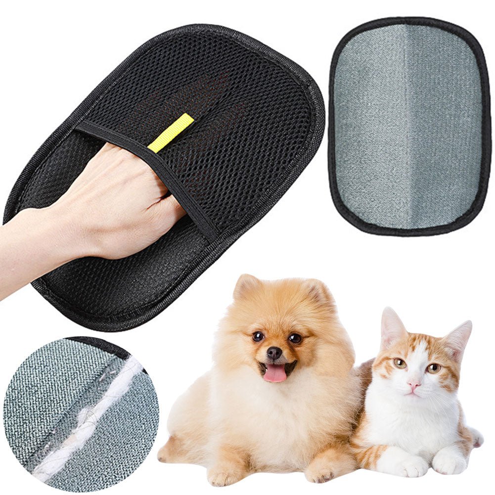 Pet Hair Remover Mitt Pet Hair Remover Gloves Deshedding Brush Glove For Dog Cat Rabbit With Long Short Curly Hair - Cozypaws.fitCat FurnitureCozypaws.fitCJYD233200837KPBlack1PCS27375fef3668bff320c59a13cb39875c