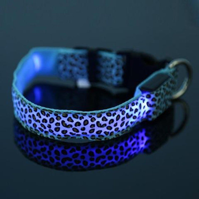 LED Dog Collar Safety Adjustable Nylon Leopard Pet Collar - Cozypaws.fitCat FurnitureCozypaws.fitCJJJCWGX00001-L-Orange RechargeableLOrange Rechargeable29a6c8421b72a1315e8763b24ac4fc22