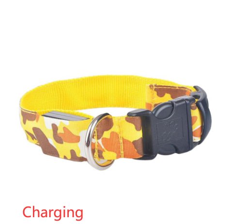 Camouflage pet supplies luminous dog collar - Cozypaws.fitCat FurnitureCozypaws.fitCJJJCWGY00418-Yellow-L ChargingYellowL Charging9ad1d6ee41cc47e02b10b09ea24369e3