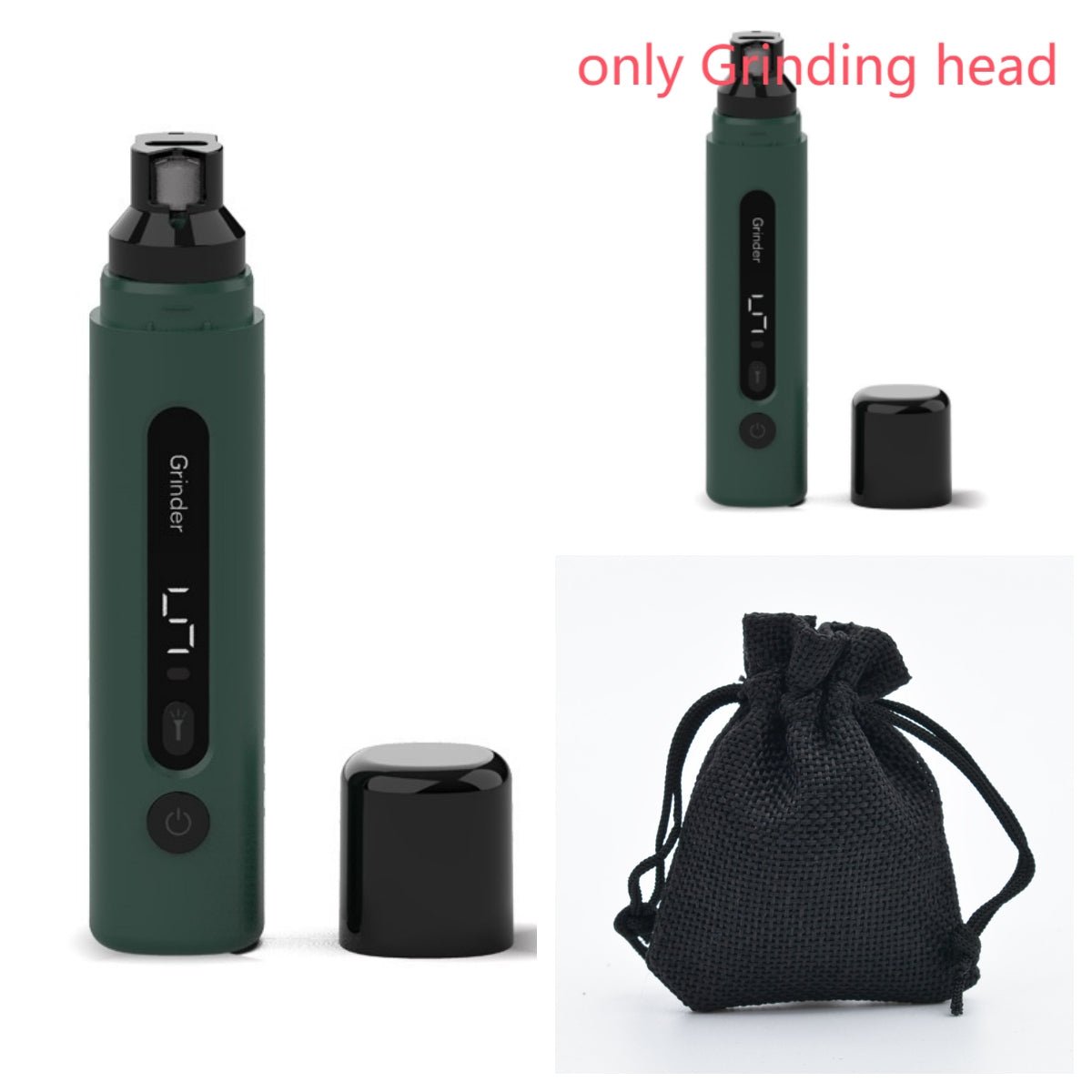 Dog Nail Grinder Electric Pet Nail Trimmers Rechargeable Cat Nail Grinders Super Quiet With 5-Speed Setting For Small Medium Large Dogs Cats Claw Care Pet Products - Cozypaws.fitCat FurnitureCozypaws.fitCJGY200835704DWDeep Green set12dcc8049085207767a1ec84eb11e65ad