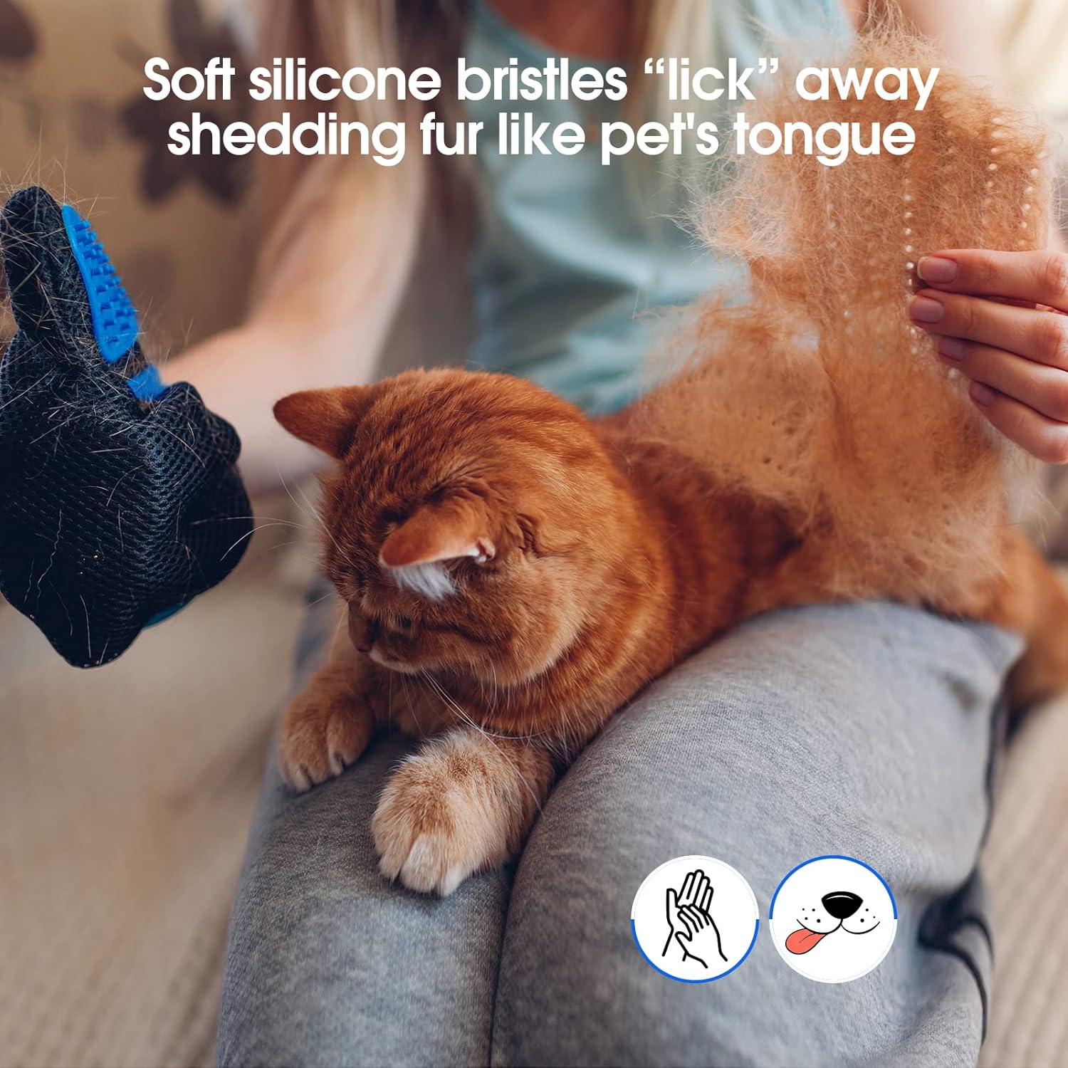 Upgrade Pet Grooming Gloves Cat Brushes For Gentle Shedding Efficient Pets Hair Remover Mittens Dog Washing Gloves For Long And Short Hair Dogs Cats Horse - Cozypaws.fitCat FurnitureCozypaws.fitCJMY208674801AZBlueadc3821ca60f206c6ad0c99b6354358d