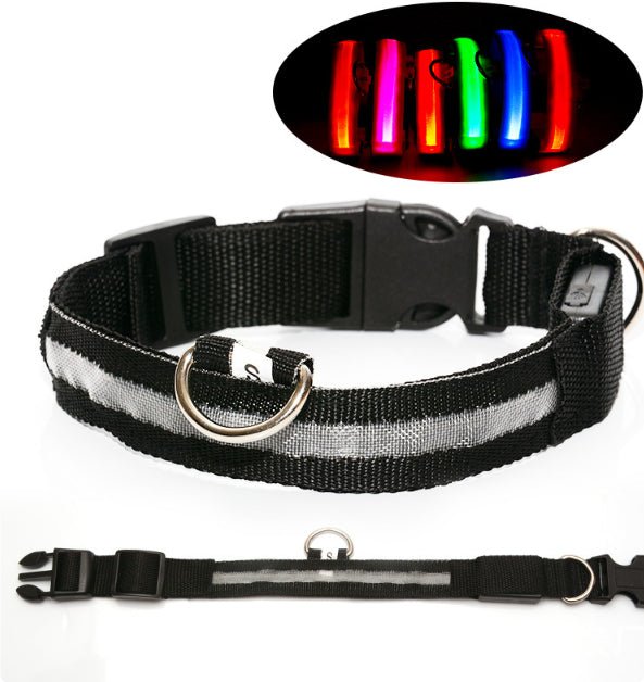Safety Dog LED Collar - Cozypaws.fitCat FurnitureCozypaws.fitCJYDYDYD00141-Black-LBlackL3caa63c8eb9f847d6f02d3f6230d8835