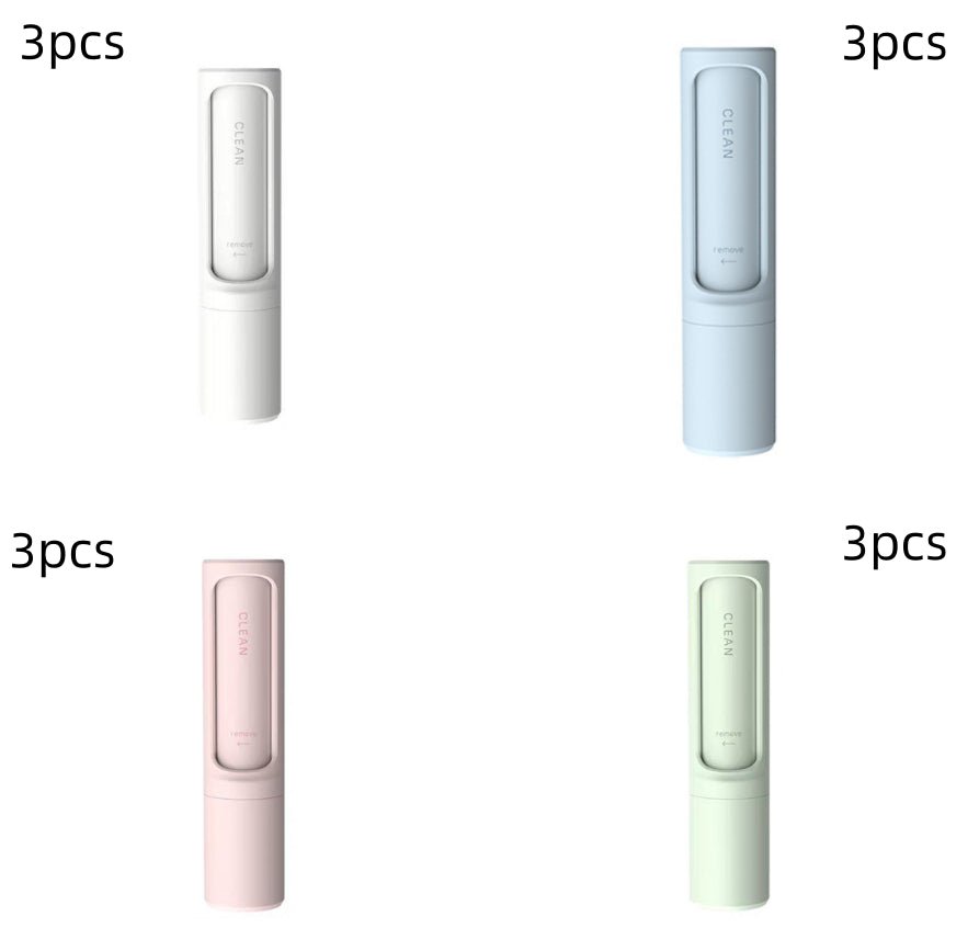 2-1 Reusable Pet Hair Remover Brush Lint Roller Portable Effective Self Cleaning Tool for Cat Dog Fur Hair Dust Removal Brush - Cozypaws.fitCat FurnitureCozypaws.fitCJGY103503911KPSet1866944fc2e536a11a90084a3ed60f757