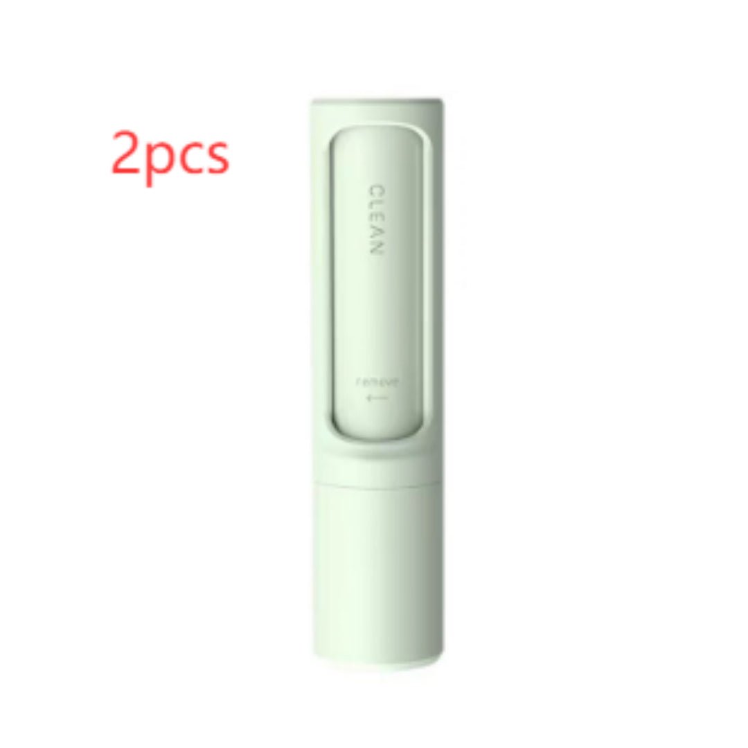 2-1 Reusable Pet Hair Remover Brush Lint Roller Portable Effective Self Cleaning Tool for Cat Dog Fur Hair Dust Removal Brush - Cozypaws.fitCat FurnitureCozypaws.fitCJGY103503912LOGreen 2pcs247241c3a1aac69504d23c05efd8ca3d