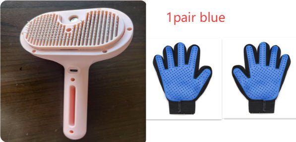 Pet Comb Self Cleaning Pets Hair Remover Brush For Dogs Grooming Tools Dematting Comb Built-in Mist Humidifier Pet Products - Cozypaws.fitCat FurnitureCozypaws.fitCJMY171222905EVRK56USBPink set759760c212577594dbd2d9fcffb8e32a