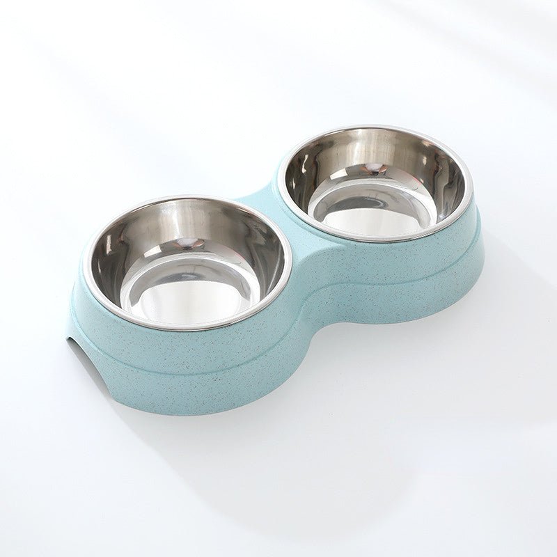 Double Pet Bowls Dog Food Water Feeder Stainless Steel Pet Drinking Dish Feeder Cat Puppy Feeding Supplies Small Dog Accessories - Cozypaws.fitCat FurnitureCozypaws.fitCJJJCWGY04463-GreenGreene73eea0fc9f8ff84ed779ddf625c60c0