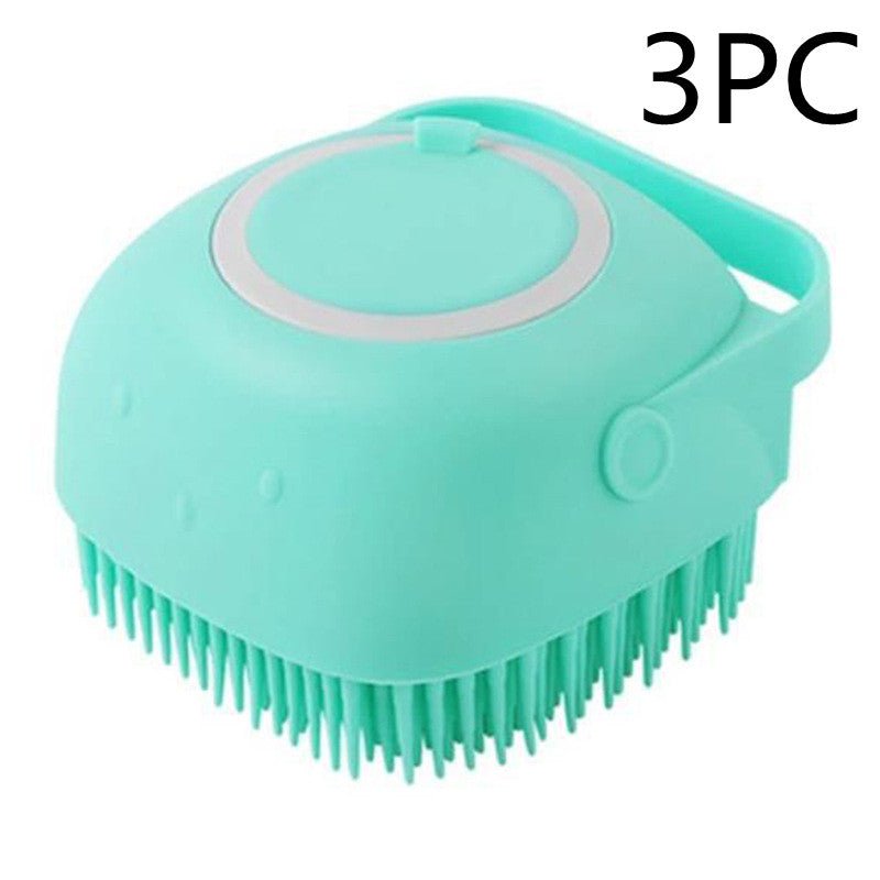 Silicone Dog Bath Massage Gloves Brush Pet Cat Bathroom Cleaning Tool Comb Brush For Dog Can Pour Shampoo Dog Grooming Supplies - Cozypaws.fitCat FurnitureCozypaws.fitCJGY128170318RIGreen 3PCsquaref12e7beecd00cf1678a1895c26ee39f5