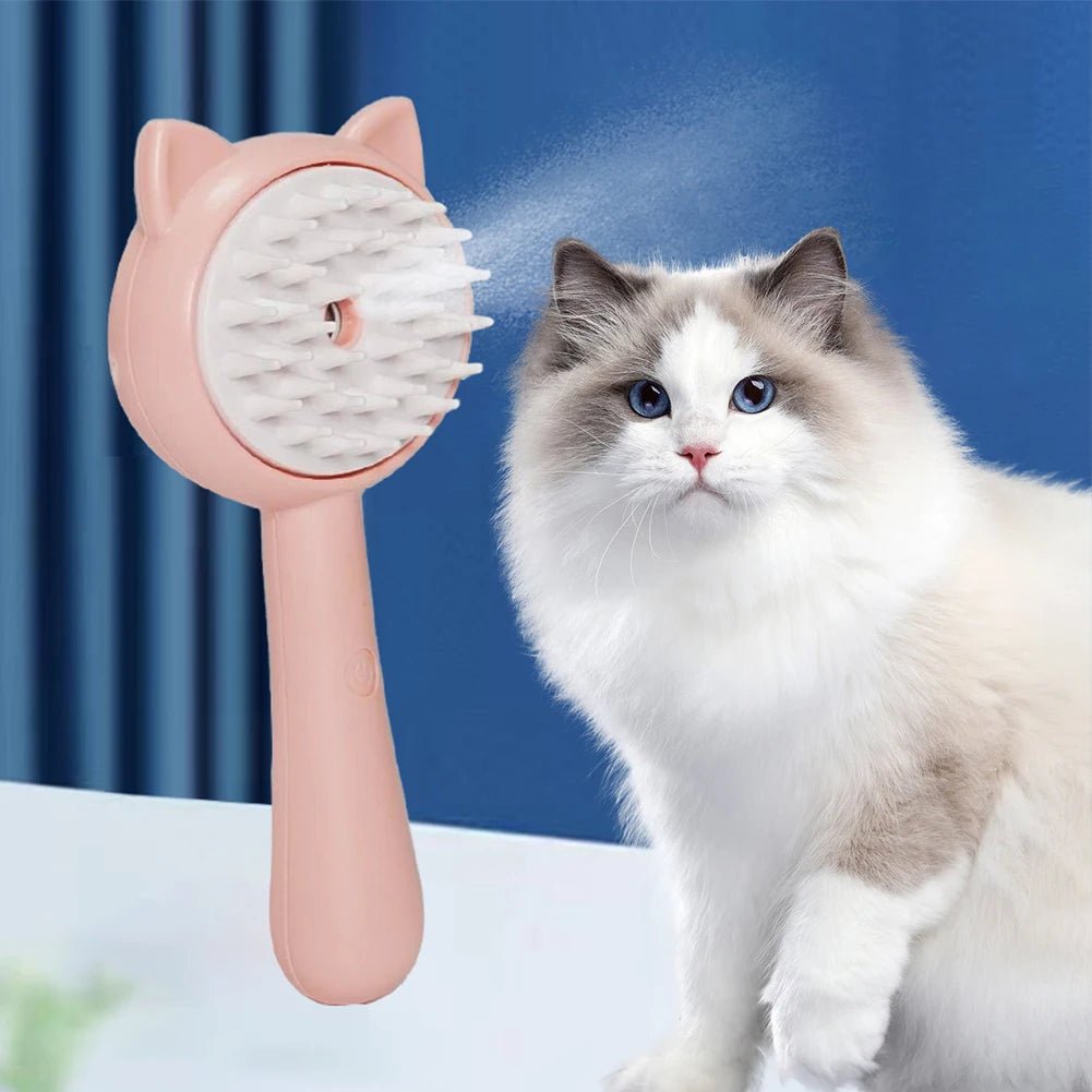 Hair Cleaning Brush With Mist Multifunctional Cat Grooming Brush Rechargeable Self Cleaning Slicker Brush For Pets Dogs & Catsb Pet Products - Cozypaws.fitCat FurnitureCozypaws.fitCJYD205478502BY18x9.5x5cmBluec735ad6933774555ef2cd67a0ce49c68