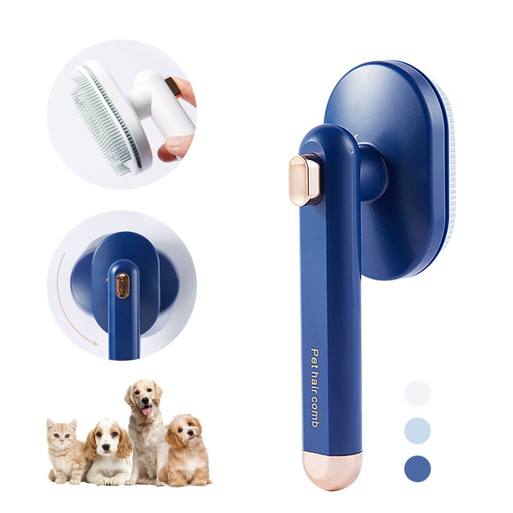 Pet Comb Cat Dog To Remove Floating Hair Pet Hair Brush Hair Removal Artifact Pet Grooming Brush Supplies Self Cleaning Comb Pet Products - Cozypaws.fitCat FurnitureCozyPawsCJGY176027003CXDark Blue573d3decdb1235679f13479206a571f4