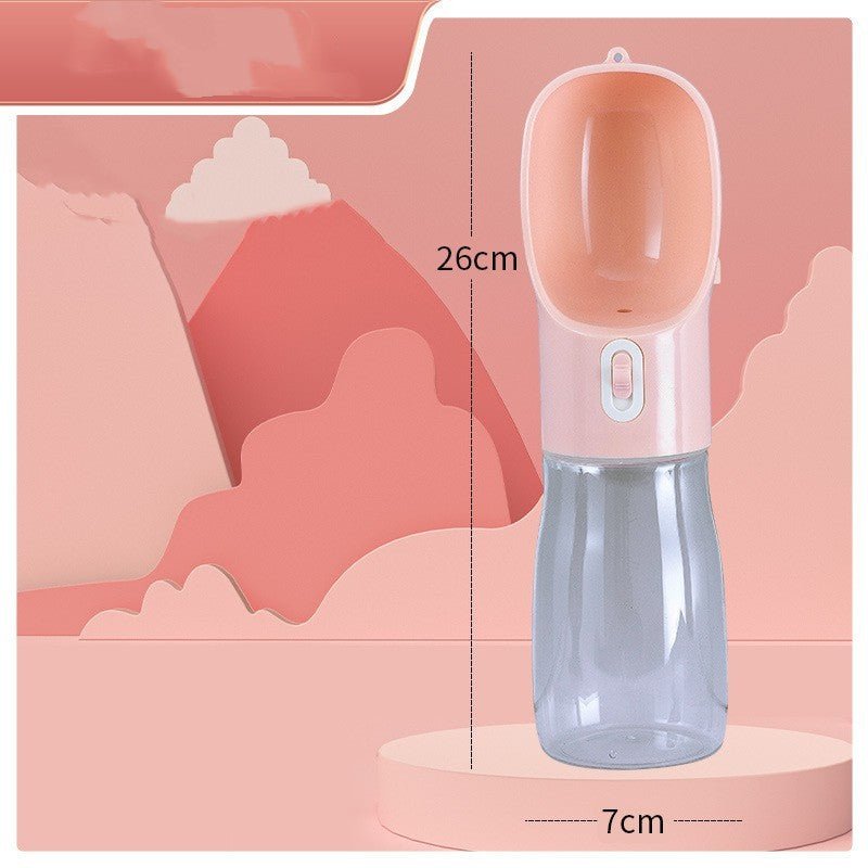 Pet Dog Water Bottle Feeder Bowl Portable Water Food Bottle Pets Outdoor Travel Drinking Dog Bowls Water Bowl For Dogs - Cozypaws.fitCat FurnitureCozypaws.fitCJHS162047428BYPink Water bottle 400mlSolid color723dac83d6d5340f5c31432b52d94ea4