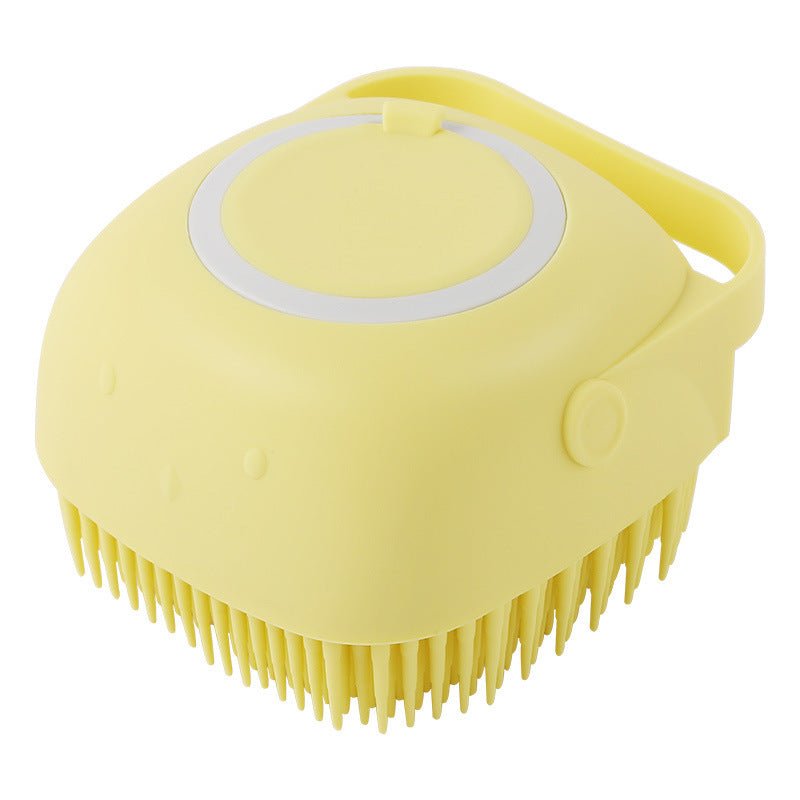 Silicone Dog Bath Massage Gloves Brush Pet Cat Bathroom Cleaning Tool Comb Brush For Dog Can Pour Shampoo Dog Grooming Supplies - Cozypaws.fitCat FurnitureCozypaws.fitCJGY128170308HSYellowsquare1582025148193e6b2388b9f35d07cffc