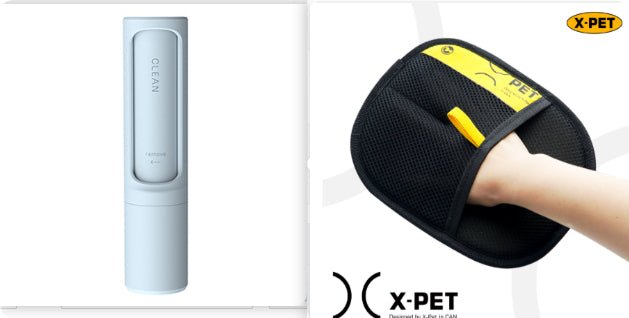 2-1 Reusable Pet Hair Remover Brush Lint Roller Portable Effective Self Cleaning Tool for Cat Dog Fur Hair Dust Removal Brush - Cozypaws.fitCat FurnitureCozypaws.fitCJGY103503923WDSet6b86cc2162efdd88f96f0a245afdec033