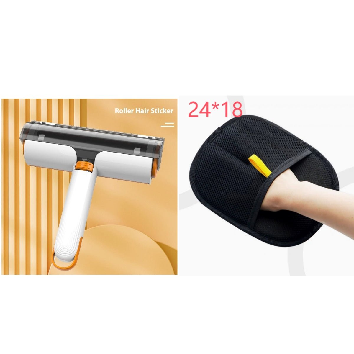 2 In 1 Pet Hair Removal Roller Multifunctional Portable Washable Hair Removal Brush Pet Supplies - Cozypaws.fitCat FurnitureCozypaws.fitCJMY200580806FUWhite Orange set338f30f805db7a08ea01a0bef4e443aff