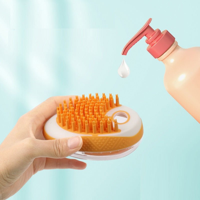 Dog Cat Bath Brush 2-in-1 Pet SPA Massage Comb Soft Silicone Pets Shower Hair Grooming Cmob Dog Cleaning Tool Pet Products - Cozypaws.fitCat FurnitureCozypaws.fitCJYC154874601AZPink929ec1296121d1535d7db3d13a5a68cb