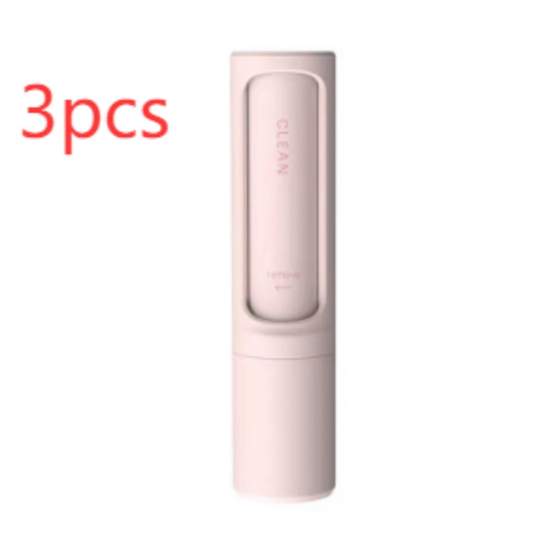 2-1 Reusable Pet Hair Remover Brush Lint Roller Portable Effective Self Cleaning Tool for Cat Dog Fur Hair Dust Removal Brush - Cozypaws.fitCat FurnitureCozypaws.fitCJGY103503917QJPink3pcsfd6aa3dc91a95a7f7c64558b6909fd88