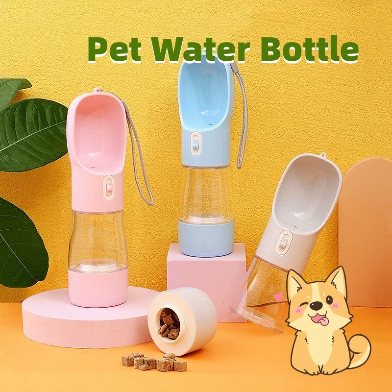 Pet Dog Water Bottle Feeder Bowl Portable Water Food Bottle Pets Outdoor Travel Drinking Dog Bowls Water Bowl For Dogs - Cozypaws.fitCat FurnitureCozypaws.fitCJHS162047424XCBlue Water bottle 240ml GrainSolid color6566a6301f06d8f5c28def4e22c2600b