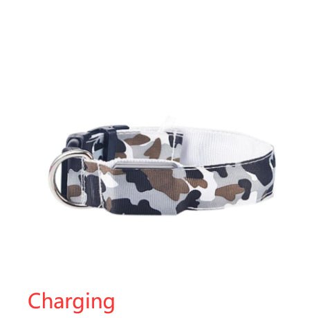 Camouflage pet supplies luminous dog collar - Cozypaws.fitCat FurnitureCozypaws.fitCJJJCWGY00418-White-L ChargingWhiteL Charging53ff7008971f7aa9d69473823fe84350